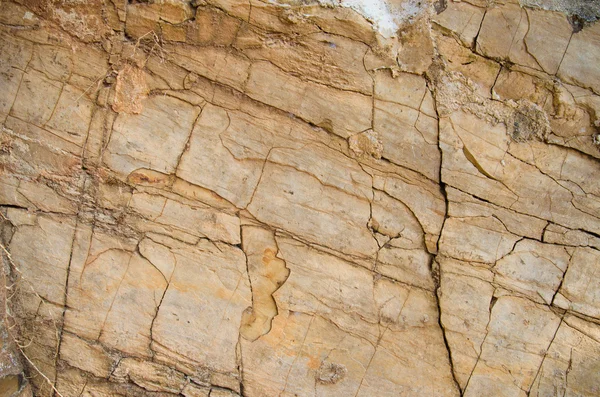 Gestreifte Steinmauer — Stockfoto