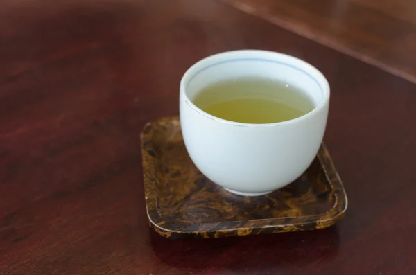 Tè verde caldo — Foto Stock