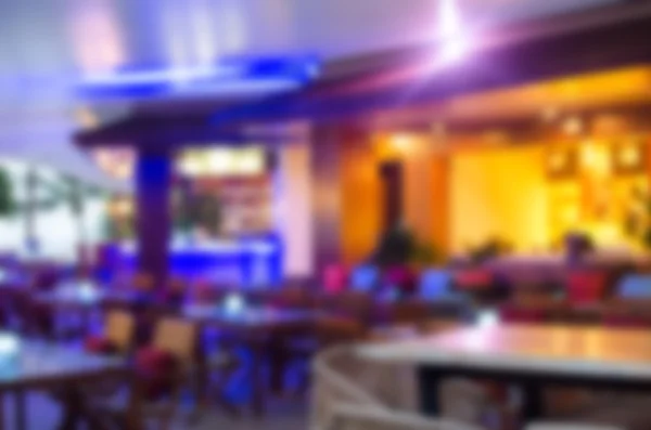 Blurred Restaurant chairs — Stock Photo, Image