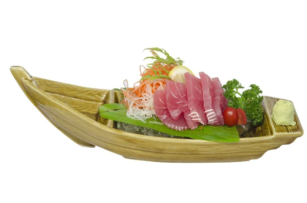 Izole sashimi tuna — Stok fotoğraf