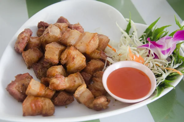 Perut babi goreng — Stok Foto