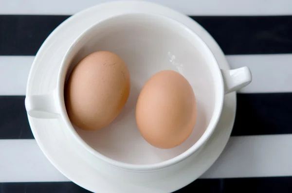 Soft-boiled eggs — Stock Photo, Image