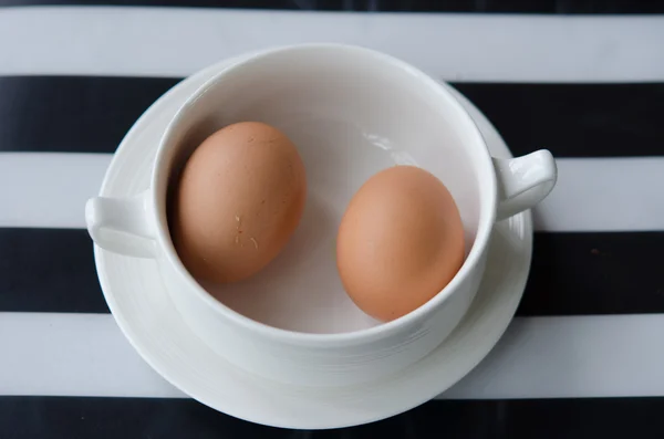 Soft-boiled eggs — Stock Photo, Image