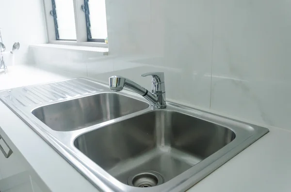 Kitchen sink modern — Stock Photo, Image