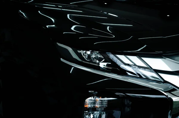 Modern Luxus Autó Fényszóró Rendszer Autó Fényszórók Használják Hogy Világít — Stock Fotó