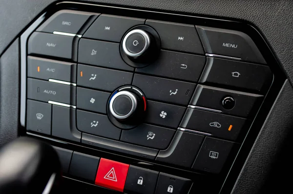 Car Air Conditioner Control Panel Dashboard — Stock Photo, Image