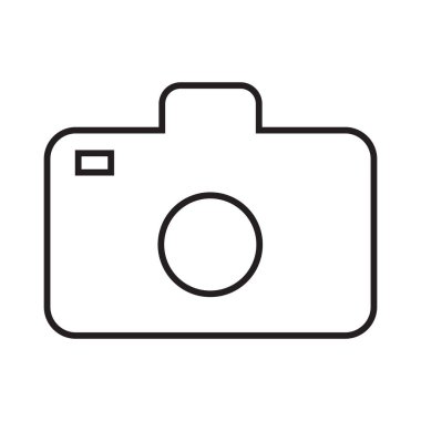 kamera simgesi beyaz arkaplanda