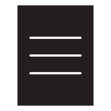 Beyaz arkaplan vektörü üzerindeki dosya ve belge simgesi.