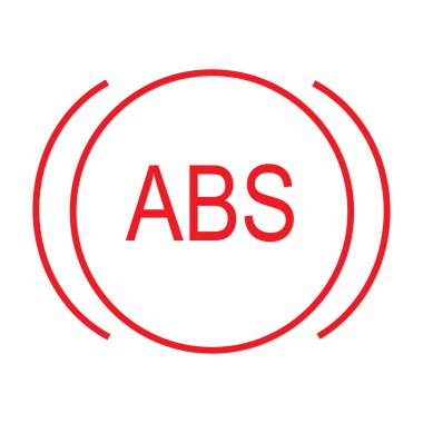 Beyaz arkaplan vektöründeki araba simgesinde kırmızı işaretler. 