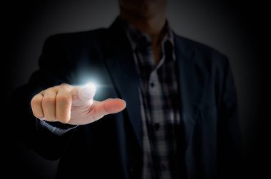 İş adamı el çabukluğu. İş kavramı..