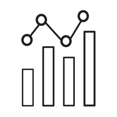 Uygulama reklamları için simge vektör çubuğu düz tasarımı web izole beyaz arkaplan.