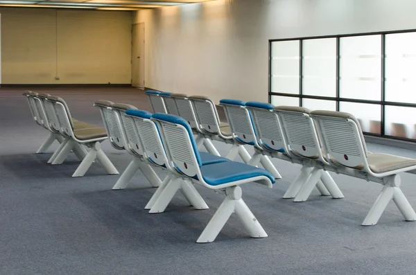 Chairs in the airport — Stock Photo, Image