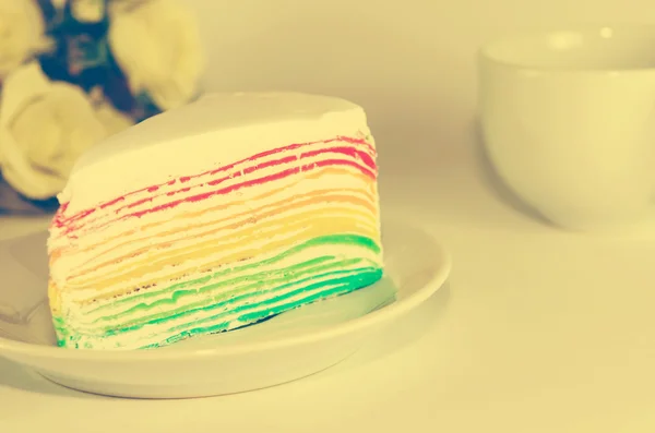 Cake van de regenboog — Stockfoto