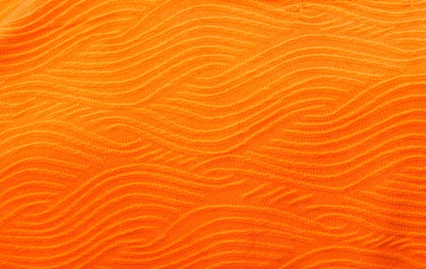 Oranžové bavlněné textilie — Stock fotografie