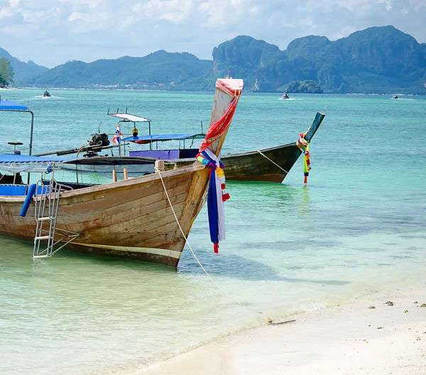 Andaman meer und boot — Stockfoto