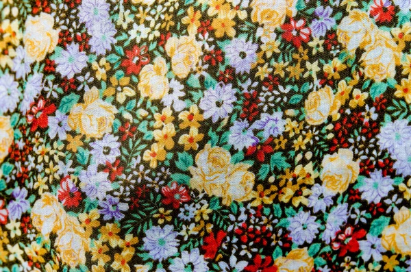 Fabric pattern flower — Stock Photo, Image