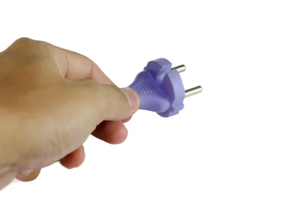 Purple Plug — Stock Photo, Image