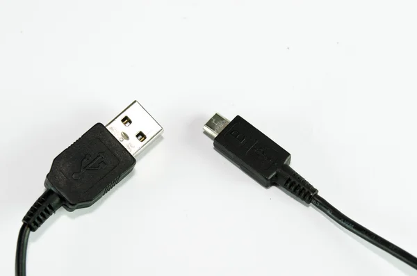 Cabos usb — Fotografia de Stock