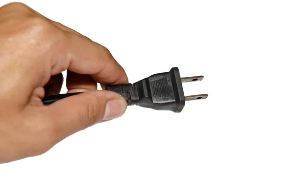 Black plug — Stock Photo, Image