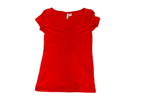 Röd t-shirt — Stockfoto