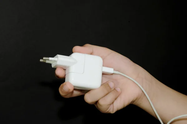 Hand Charging phones — Stock Photo, Image