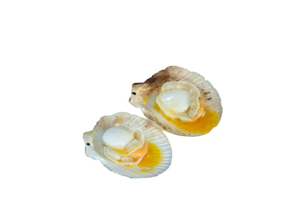 Scallops with Butter — Stock Photo, Image