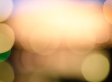 bokeh arka ışık
