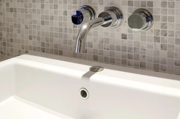 Faucets in bathroom — Stock Photo, Image