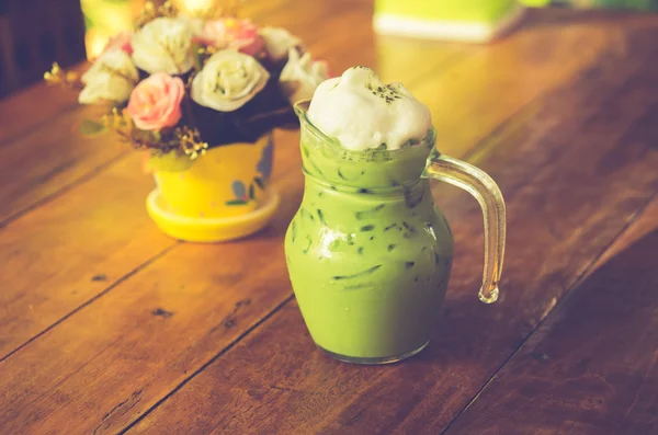 Ledový zelený čaj — Stock fotografie