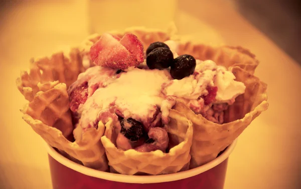 Ročník ice cream — Stock fotografie