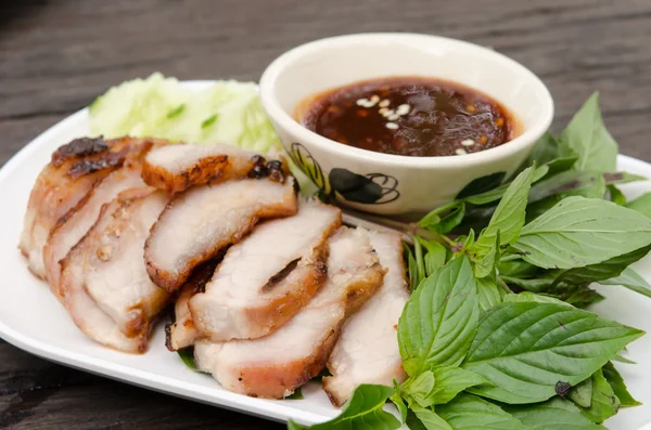 Grilled Pork Neck — Stock Photo, Image