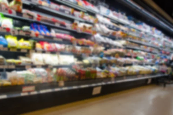 Supermercados borrosos — Foto de Stock