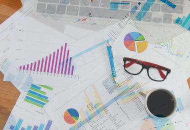 iş kavramı grafik dizüstü