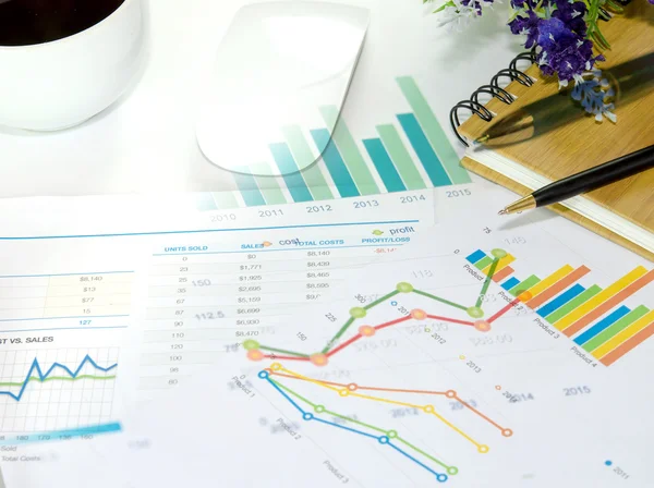 Gráfico de negocios —  Fotos de Stock