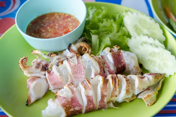 Grilled squid — Stock Photo, Image