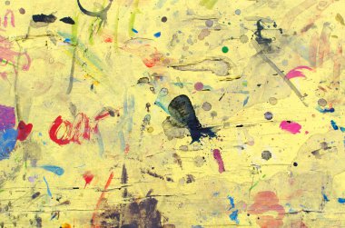 Kirli suluboya tablo