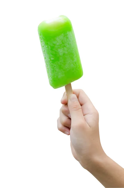 Hand Ice Cream isolated — Stock Photo, Image