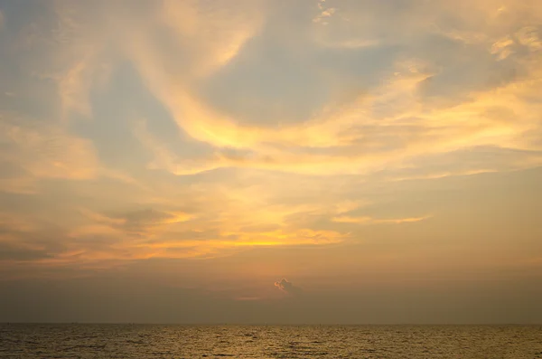 Mar céu praia — Fotografia de Stock