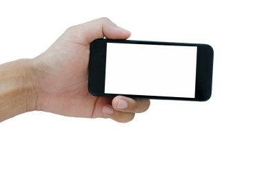 akıllı telefon elinde