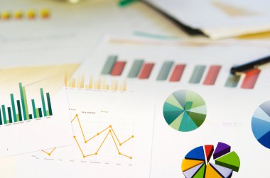 İş kavramı rapor grafik