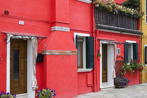 Case di Burano — Foto Stock