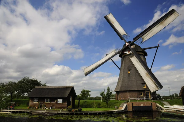 The windmills of Kinderdijk — Stock Photo, Image