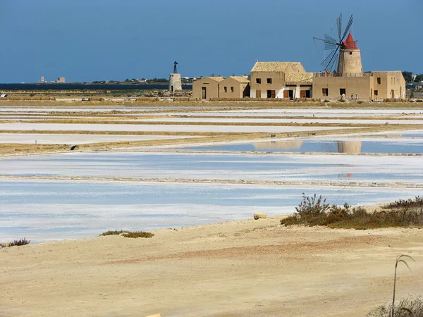 Salina dello Stagnone — Foto de Stock