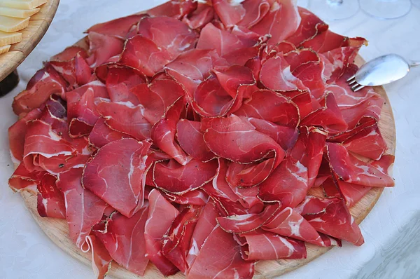 Sliced on cutting board — Stock Photo, Image