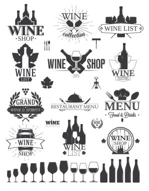 Şarap etiketleri ve logolar