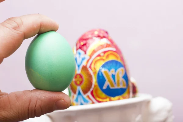 Plusieurs œufs de Pâques — Photo