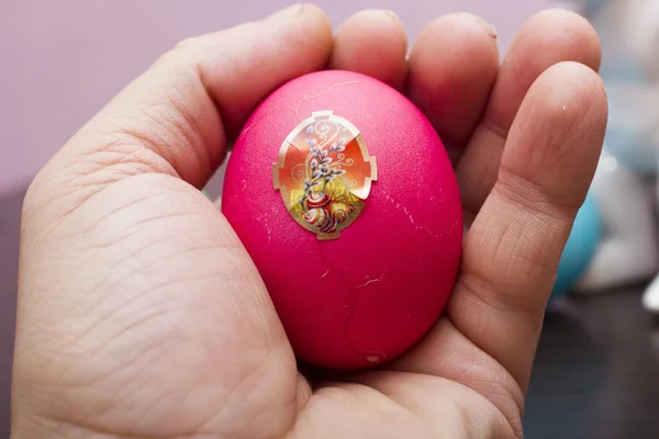 Several Easter eggs — Stock Photo, Image