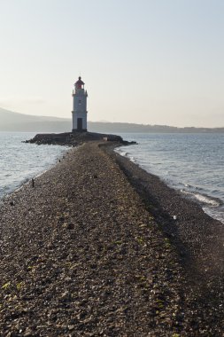 Sahildeki deniz feneri