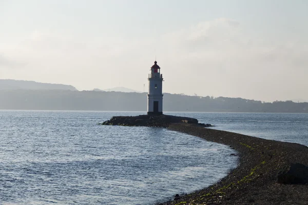 Latarnia morska na wybrzeżu Zdjęcie Stockowe