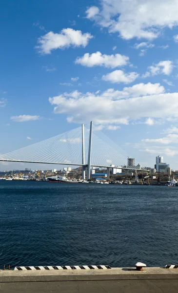 Big suspension bridge — Stock Photo, Image